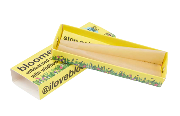 bloomer™ queen size paper cones - unbleached