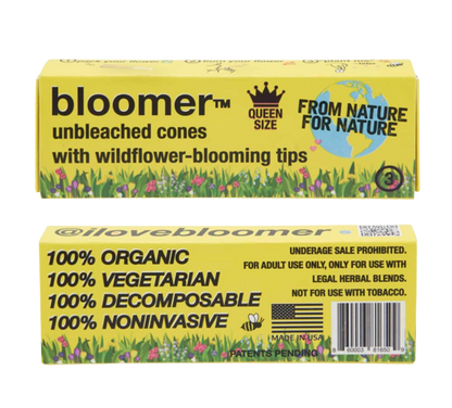 bloomer™ queen size paper cones - unbleached